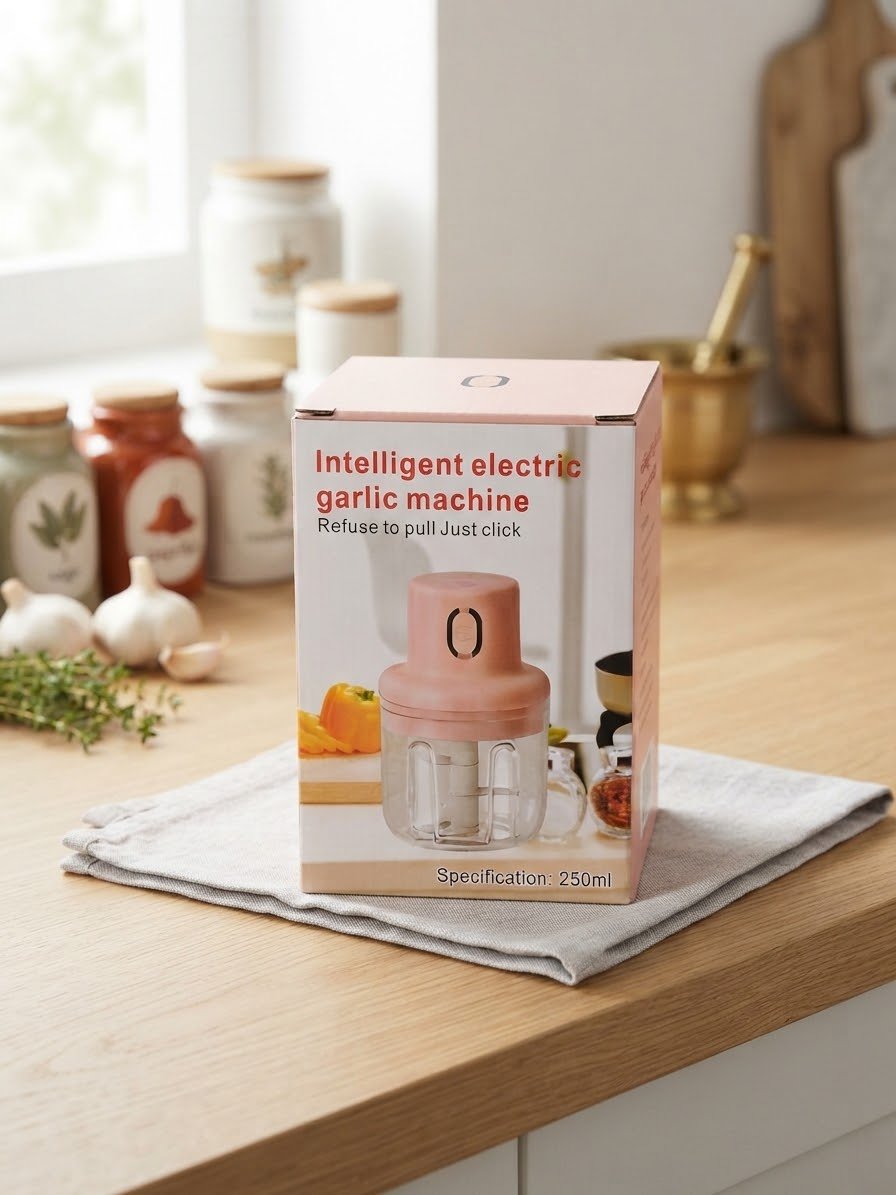 Intelligent electric garlic machine